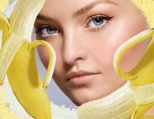 Máscara de plátano para rexuvenecemento facial